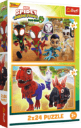 Trefl Puzzle 2x24 Spidey a dinosaury