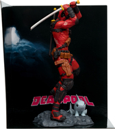 McFarlane Toys Marvel Deadpool 1:10th Scale Collectible with Scene (Deadpool #1)