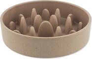 Dog Fantasy EcoStyle habzsolásgátló tál bézs 14cm, 400ml