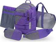 BAAGL SET 5 Skate Dual: Rucksack, Federmäppchen, Sporttasche, Gürteltasche, Laptop-Hülle GRS