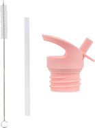 A Little Lovely Company - bouchon, brosse et paille pour bouteille en acier inoxydable - comète