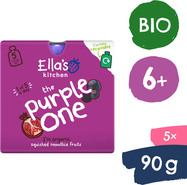 Ella's Kitchen BIO PURPLE ONE ovocné pyré s čiernymi ríbezľami (5x90 g)