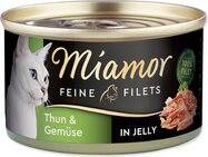 Konzerva Miamor Feine Filets Adult tuniak so zeleninou v želé 100g