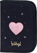 BAAGL Astuccio scolastico a un piano Unicorn Gold
