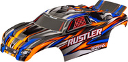 Carrocería Traxxas Rustler naranja (sin clips)