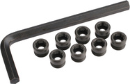 Traxxas uzávery guľových čapov tehlice hliník/PTFE (8)