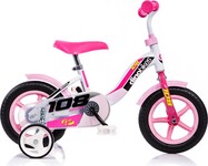 Dino Bikes - Detský bicykel 10" 108LG - ružový 2017