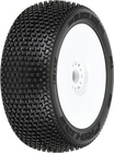 Pro-Line koleso 3.3", pneu Blockade S3 Buggy Tires, disk H17 biely (2)