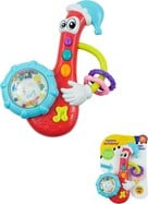 Hrkálka Baby Mix s melódiou saxofon červený