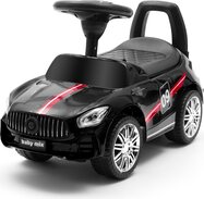Detské odrážadlo so zvukom Baby Mix RACER čierne