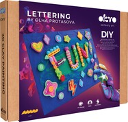 OKTO Lettering Výtvarný set Malování hmotou "FUN" 30x40 cm