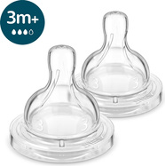 Philips AVENT Flaschensauger Anti-Kolik mittlerer Durchfluss 3m+ 2 Stück