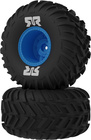 Arrma koleso s pneumatikou dBoots Chevron MT, disk modrý (2): Gorgon
