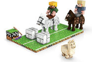 Set de construcție Magnet World curse de echitație