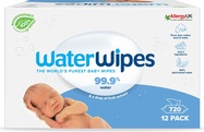 12x WATERWIPES 100% BIO toallitas biodegradables 60uds