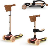 KINDERKRAFT Romobil i guralica 2u1 Raket Up Beige