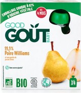 4x GOOD GOUT BIO Hruška 85 g
