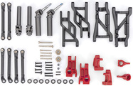 Traxxas konverzná sada podvozku HD červená (pre Slash)