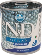 KONSERVIERUNG N&amp;D DOG OCEAN LACHS &amp; KABELJAU 285g