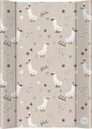 CEBA BABY Matelas à langer 2 côtés avec planche rigide (50x70) Basic Crazy Ducks