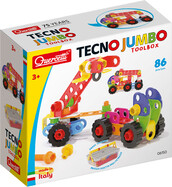 Quercetti Tecno Jumbo Toolbox - konštrukčná stavebnica - 86 ks