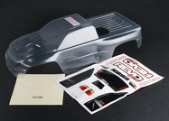 Traxxas karosérie čirá, samolepky: Revo 3.3