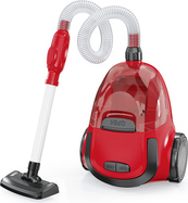 Aspirapolvere rosso con suono