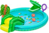 Bestway 53166 Detské nafukovacie herné centrum Crocodile Cove, 224 x 181 x 72 cm