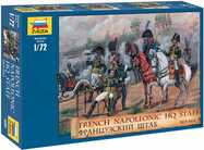 Model Kit figurky 8080 – FRENCH NAPOLEONIC HQ STAFF (1:72)