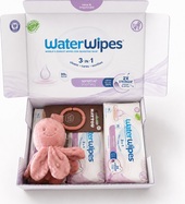 4x WATERWIPES Feuchttücher Soothing clean 3in1 60 Stk. (240 Stk.) + NATTOU Oktopus Zdar