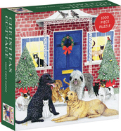 Galison Puzzle Weihnachts-Häuschen 1000 Teile