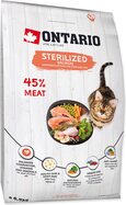 Krmivo Ontario Cat Sterilised Salmon 6,5kg