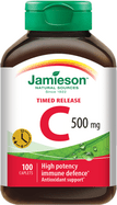 Jamieson Vitamin C 500mg s postupnim oslobađanjem 100 tableta