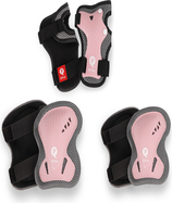 QPLAY Chrániče detské Coral Pink, vel. S, vek 3-5 rokov