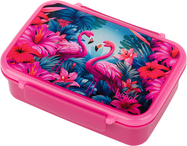 BAAGL Brotdose mit Fächern Flamingo