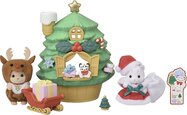 Sylvanian Families Domček s vianočným stromčekom a baby figúrky