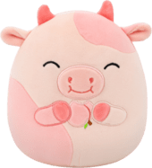 SQUISHMALLOWS Broskyňová krava - Lilaz, 13 cm