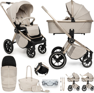 MUUVO Kombi-Kinderwagen Quick Boho Beige Set 2-in-1