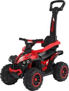 Detské odrážadlo s vodiacou tyčou Baby Mix Mega červené