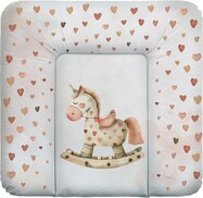 CEBA BABY Podložka prebaľovacia mäkká stredná (75x72) Basic Rocking Horse