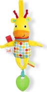 BRIGHT STARTS Hračka s melódiou na C krúžku Pull, Play &amp; Boogie™ žirafa 0m+