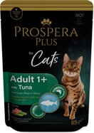 Kapsička Prospera Plus  Adult 1+, Tuna, Peas 85g