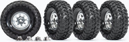 Traxxas kolo 1.9", disk classic chrómovaný, pneu Canyon Trail (4)