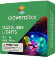 Cleverclixx Golyópálya – Dazzling Lights golyókészlet – 4 db