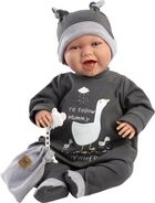 Llorens 74107 NEW BORN - realistická bábika bábätko so zvukmi a mäkkým látkovým telom - 42