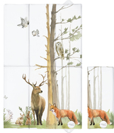 CEBA Podložka prebaľovacia cestovná (60x40) Basic Woodland
