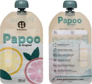 PETITE&amp;MARS Kapsička na jedlo Papoo Original - 6 ks