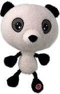 Hračka Dog Fantasy Big head panda plyšová pískacia 30cm