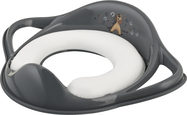 MALTEX Redukcia na WC s úchytmi mäkká Koník Minimal - steel grey