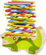 Lucy &amp; Leo 191 Krokodil - Holz-Balancespiel 41 Teile